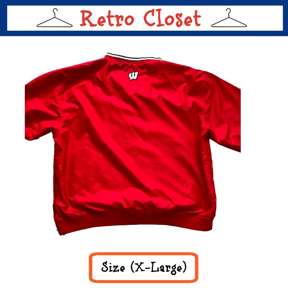 Wisconsin Proplayer red pullover - Picture 2 of 2